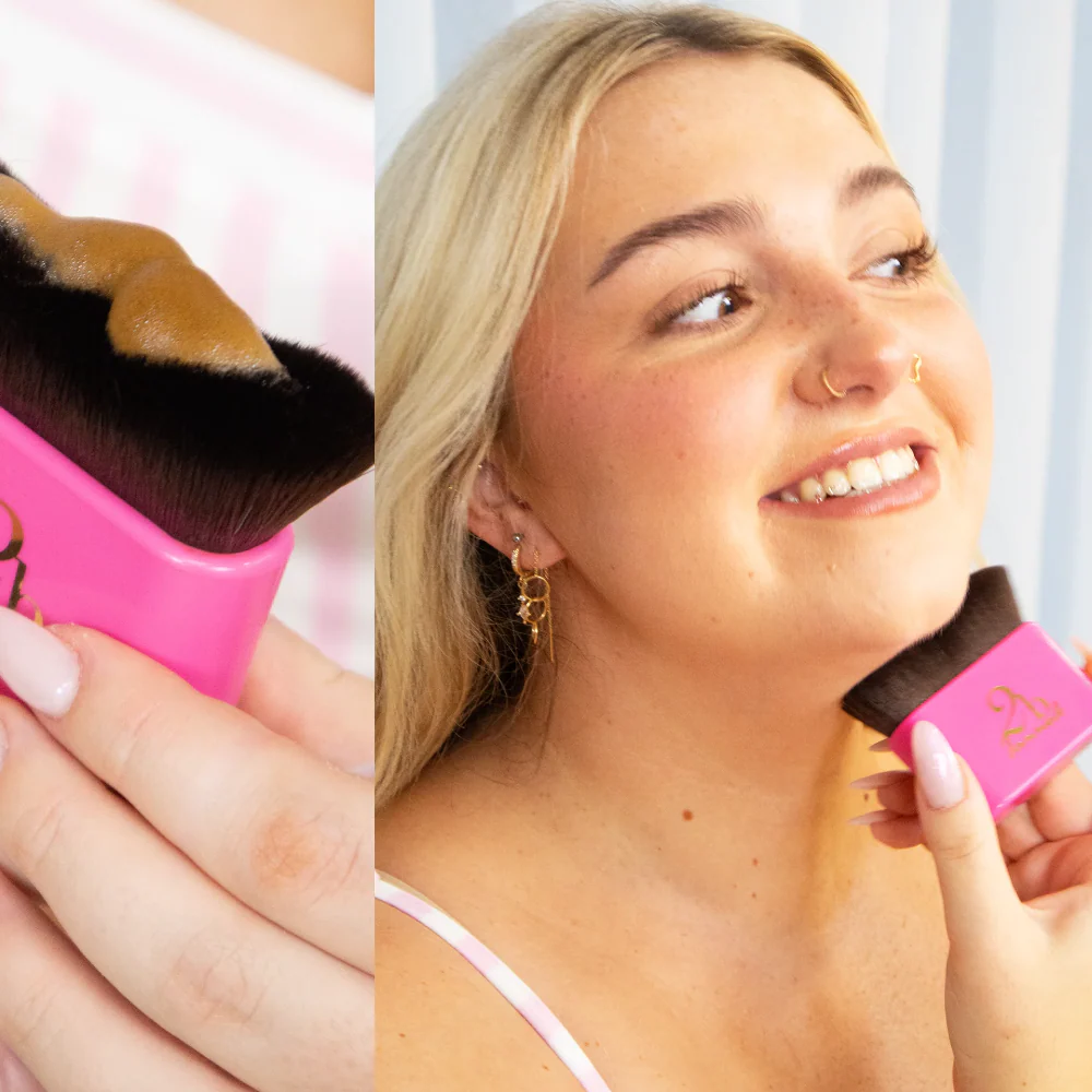 2BTanned Pink Body Contouring Brush - Image 3
