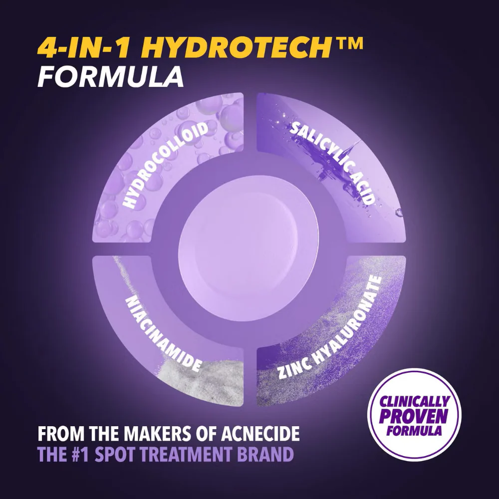 Acnecide + Purifide Power Patch Skin Restore Hydrocolloid Pimple Patches x23 - Image 3