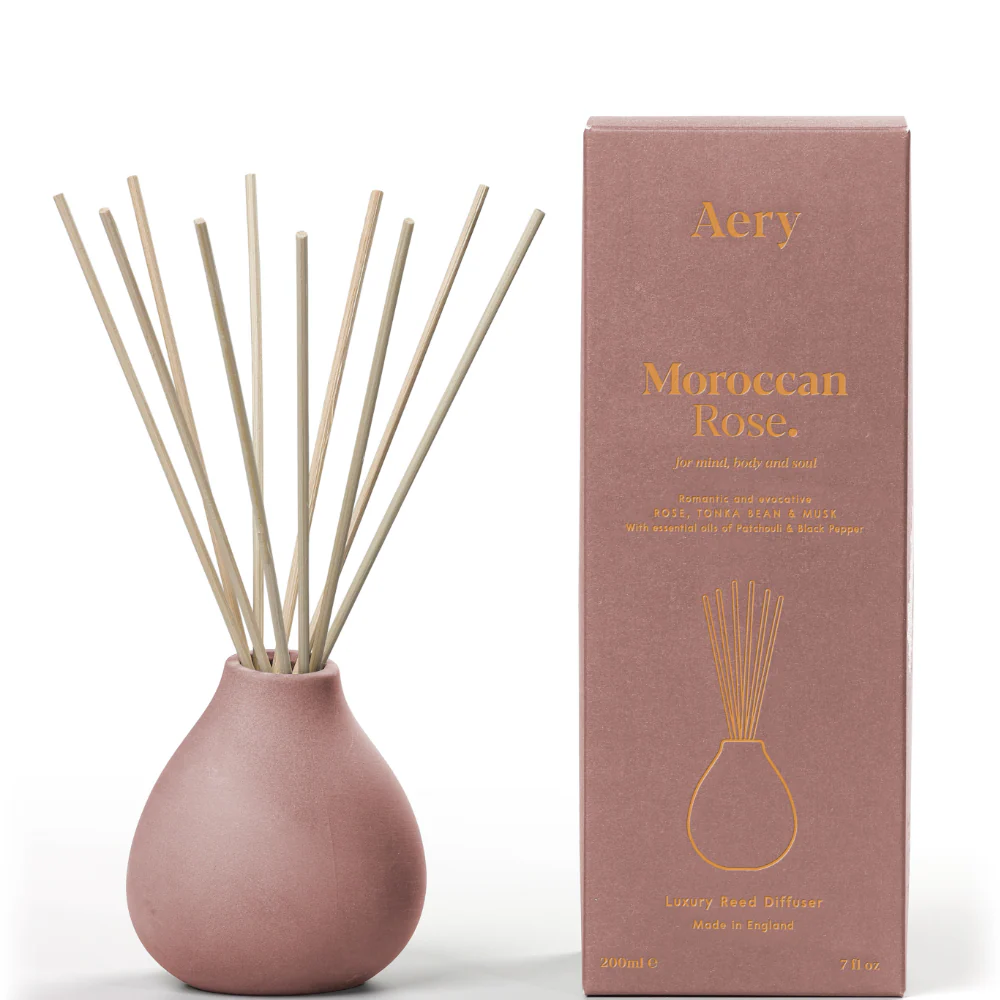 Aery Moroccan Rose Reed Diffuser 200ml - Image 3