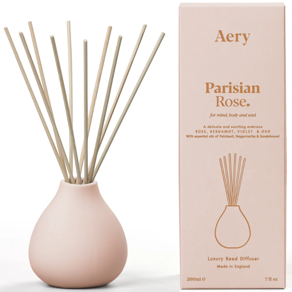 Aery Parisian Rose Reed Diffuser 200ml - Image 3