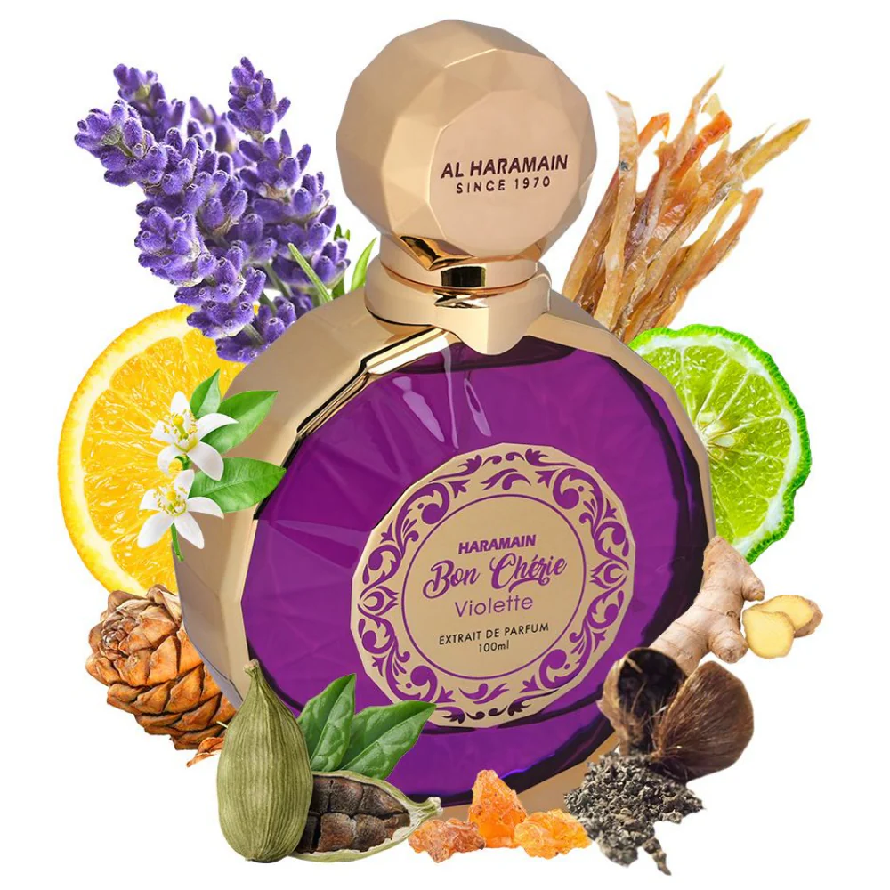 Al Haramain Bon Chérie Violette Extrait De Parfum 100ml - Image 3