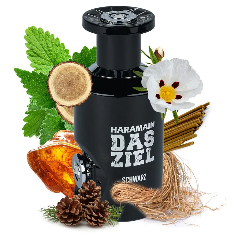 Al Haramain Das Ziel Schwarz Extrait De Parfum 100ml - Image 3