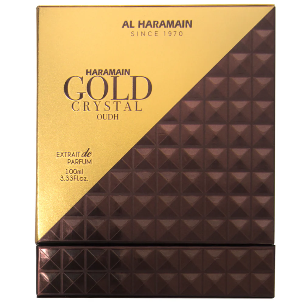 Al Haramain Gold Crystal Oudh Extrait De Parfum 100ml - Image 3