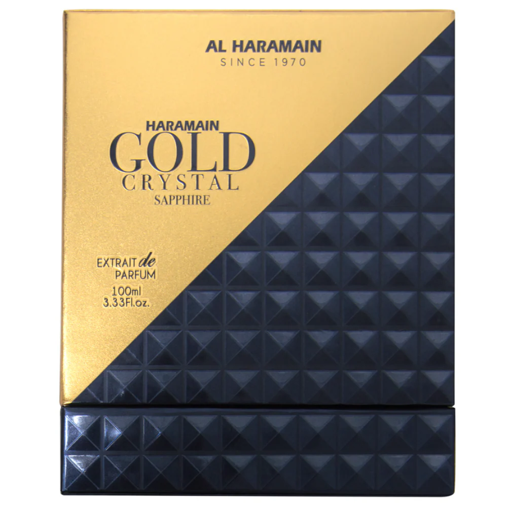 Al Haramain Gold Crystal Sapphire Extrait De Parfum 100ml - Image 3
