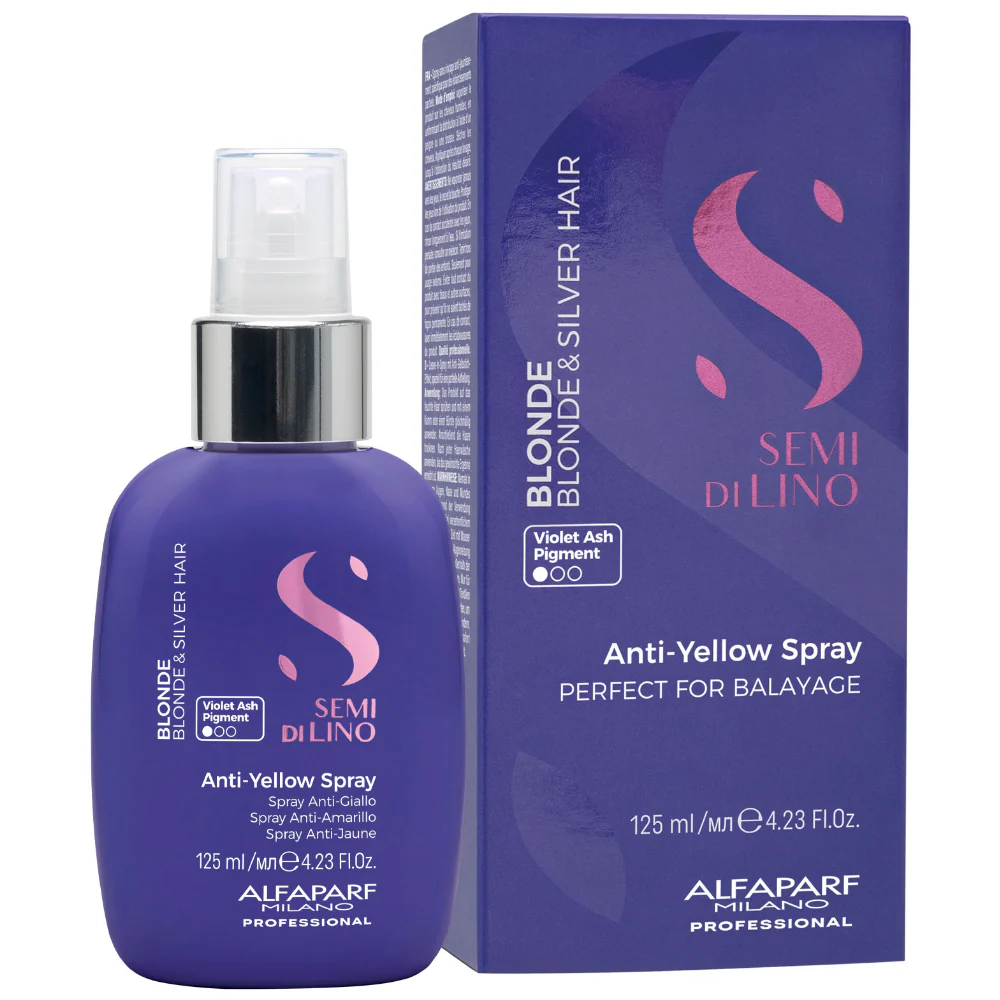 Alfaparf Milano Semi Di Lino Blonde Anti-Yellow Spray 125ml - Image 2