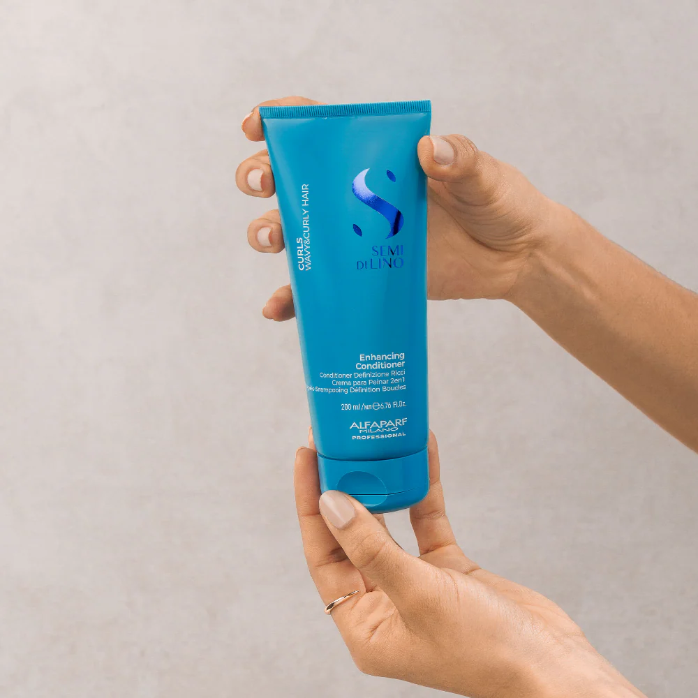 Alfaparf Milano Semi Di Lino Curls Enhancing Conditioner 200ml - Image 2