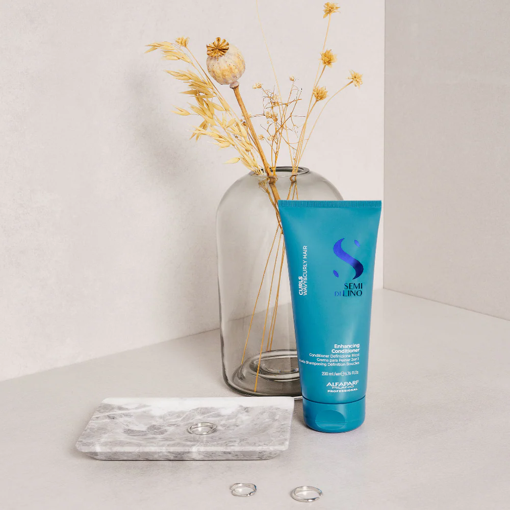 Alfaparf Milano Semi Di Lino Curls Enhancing Conditioner 200ml - Image 4