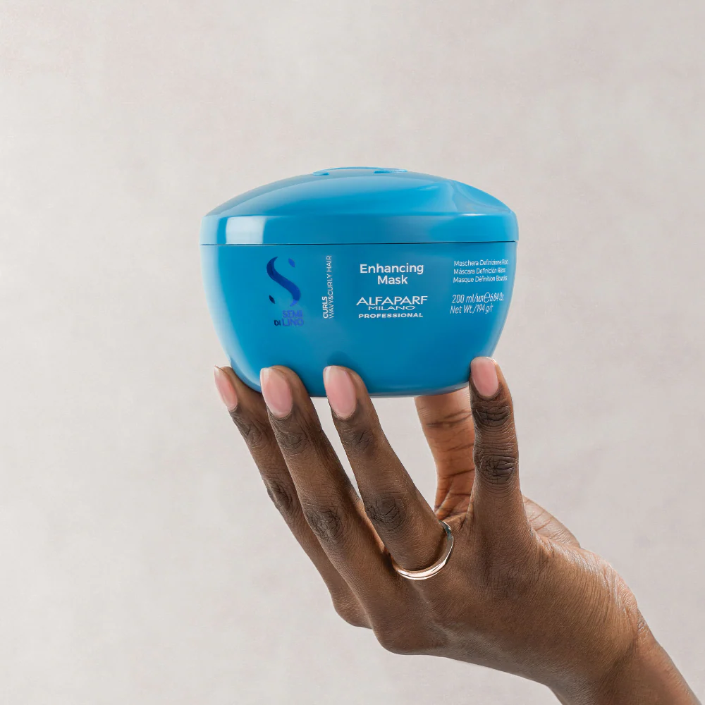 Alfaparf Milano Semi Di Lino Curls Enhancing Mask 200ml - Image 2