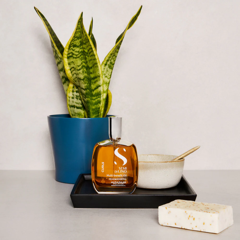 Alfaparf Milano Semi Di Lino Curls Multi-Benefit Oil 100ml - Image 4