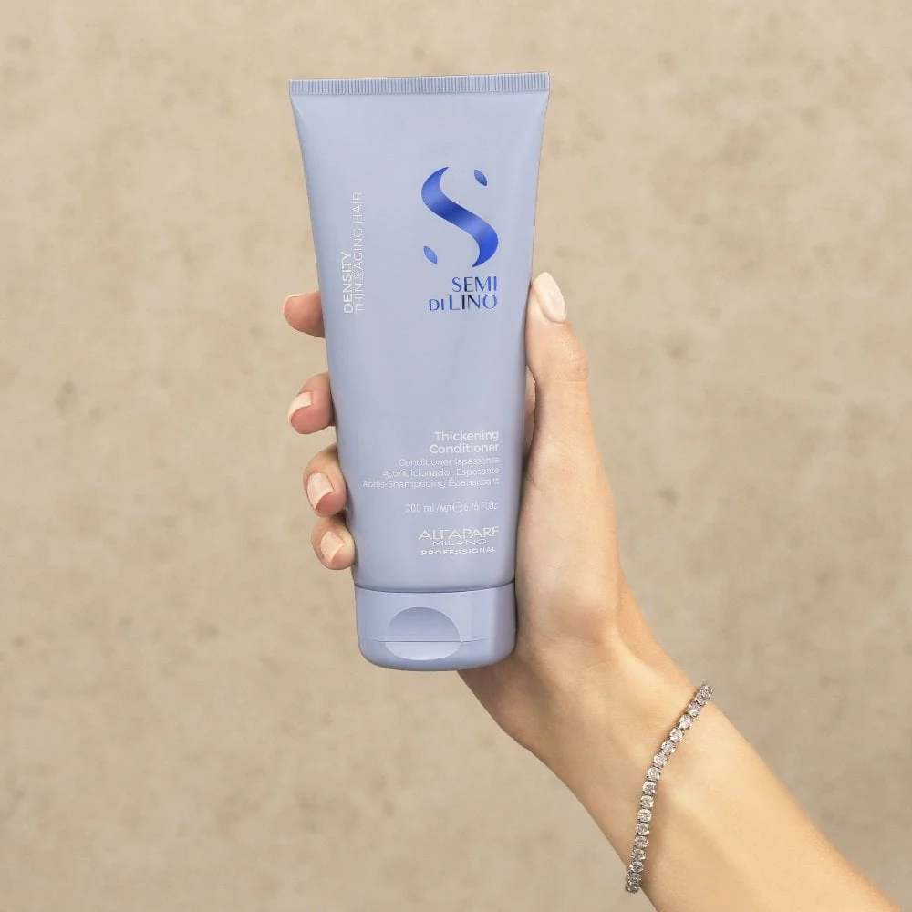 Alfaparf Milano Semi Di Lino Density Thickening Conditioner 200ml - Image 3