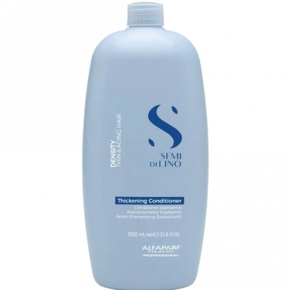 Alfaparf Milano Semi Di Lino Density Thickening Low Shampoo & Conditioner Twin 2 x 1000ml - Image 3
