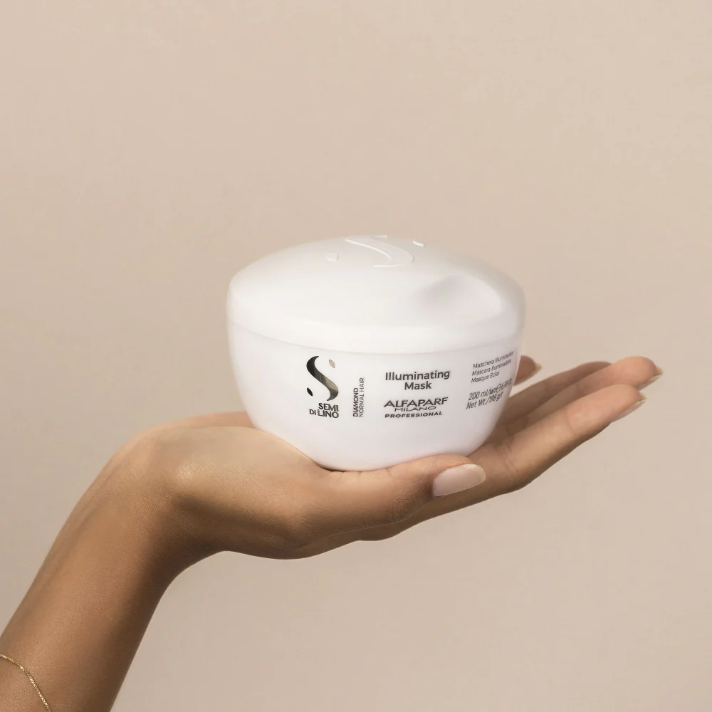 Alfaparf Milano Semi Di Lino Diamond Illuminating Mask 200ml - Image 3