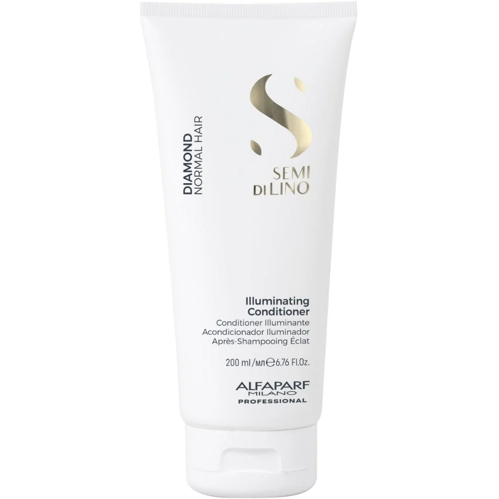 Alfaparf Milano Semi Di Lino Diamond Illuminating Shampoo 250ml & Conditioner 200ml Twin - Image 3