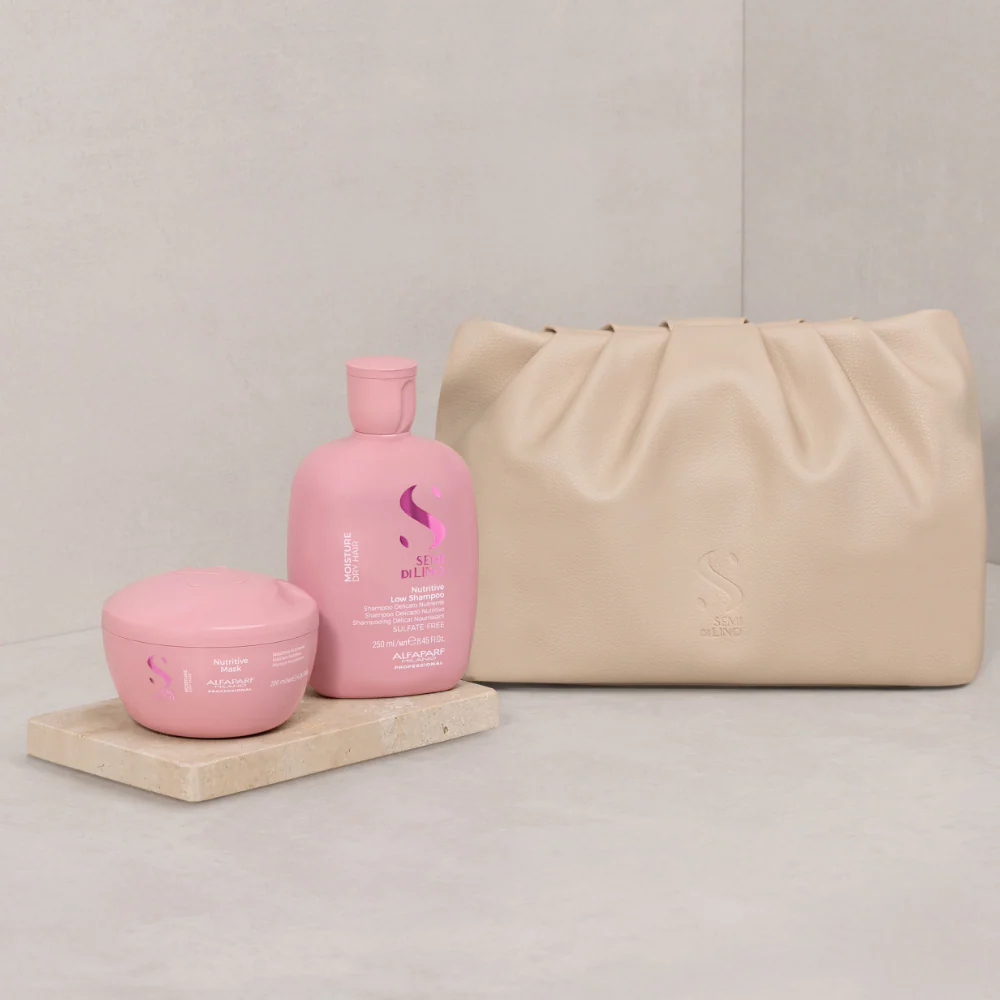 Alfaparf Milano Semi Di Lino Moisture Nutritive Duo Kit - Image 3
