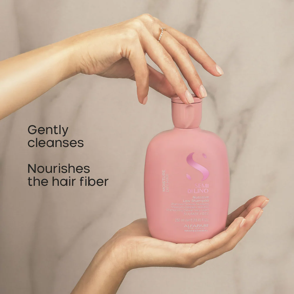 Alfaparf Milano Semi Di Lino Moisture Nutritive Duo Kit - Image 4