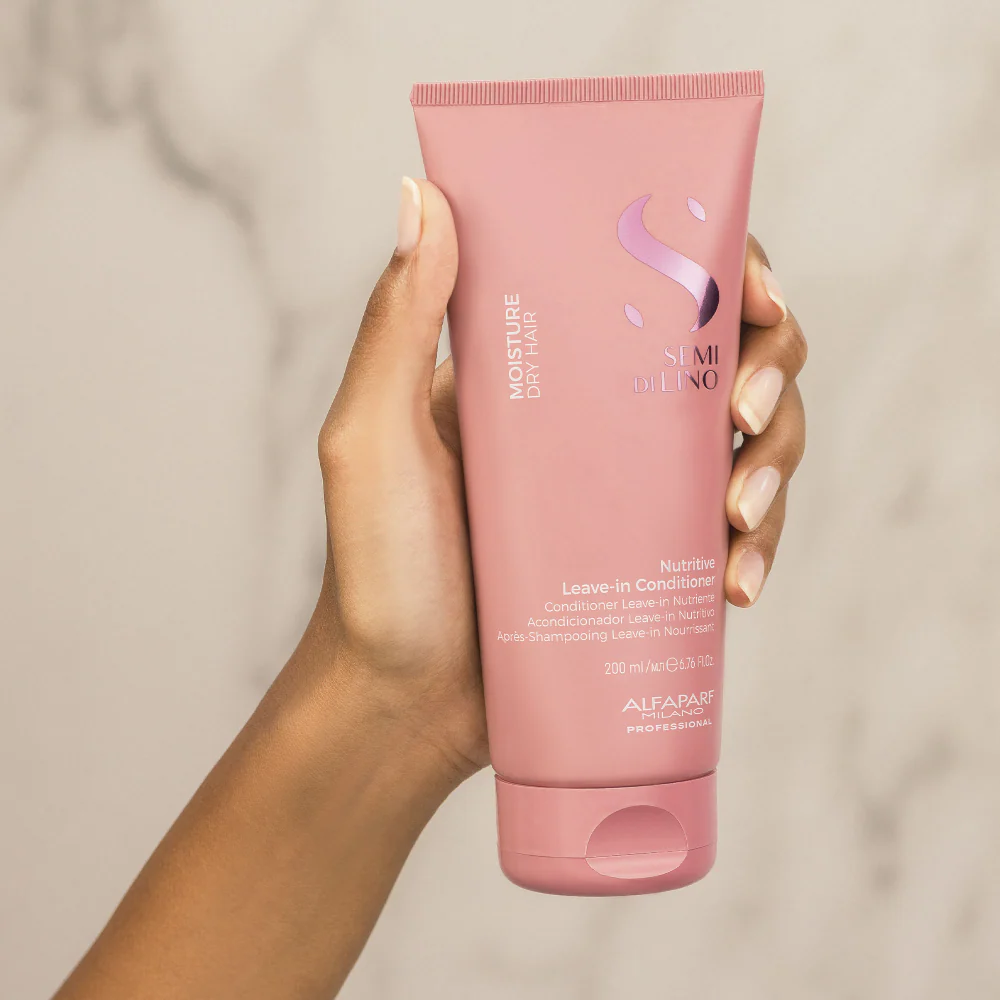 Alfaparf Milano Semi Di Lino Moisture Nutritive Leave-In Conditioner 200ml - Image 3