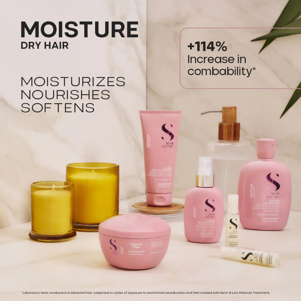 Alfaparf Milano Semi Di Lino Moisture Nutritive Shampoo 250ml - Image 6