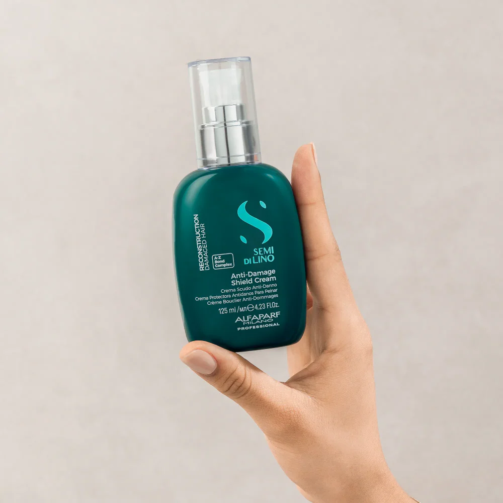 Alfaparf Milano Semi Di Lino Reconstruction Reparative Anti-Damage Shield Cream 125ml - Image 3
