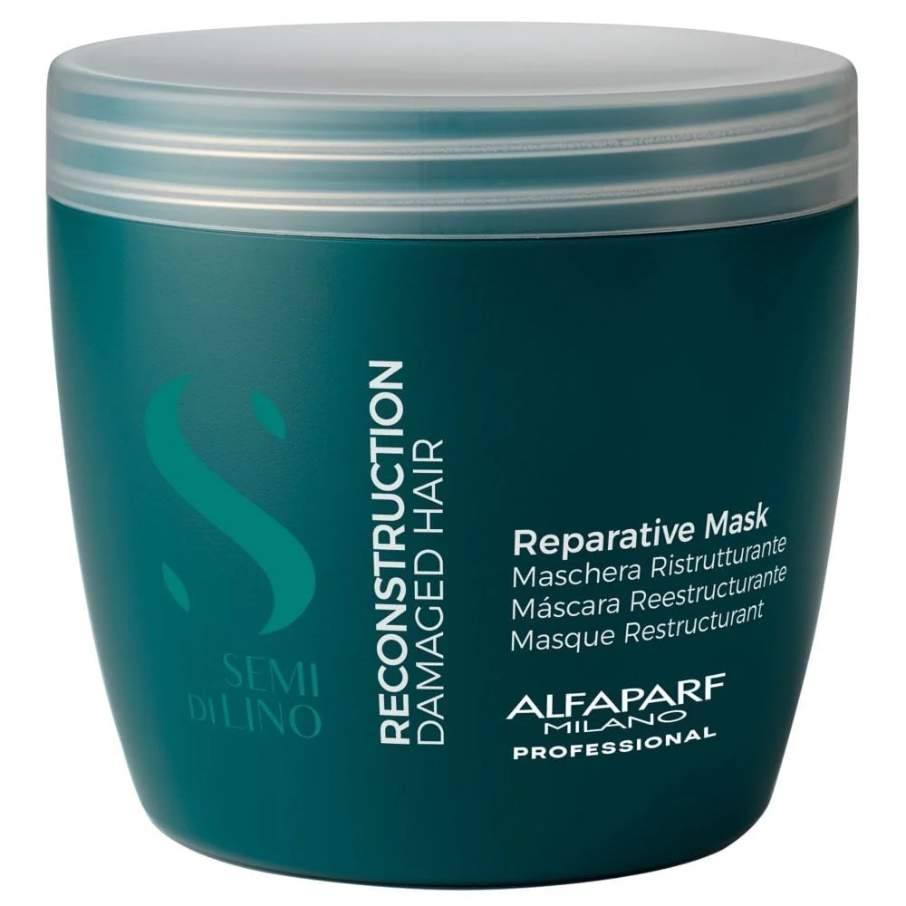 Alfaparf Milano Semi Di Lino Reconstruction Reparative Shampoo 1000ml & Mask 500ml Twin - Image 3