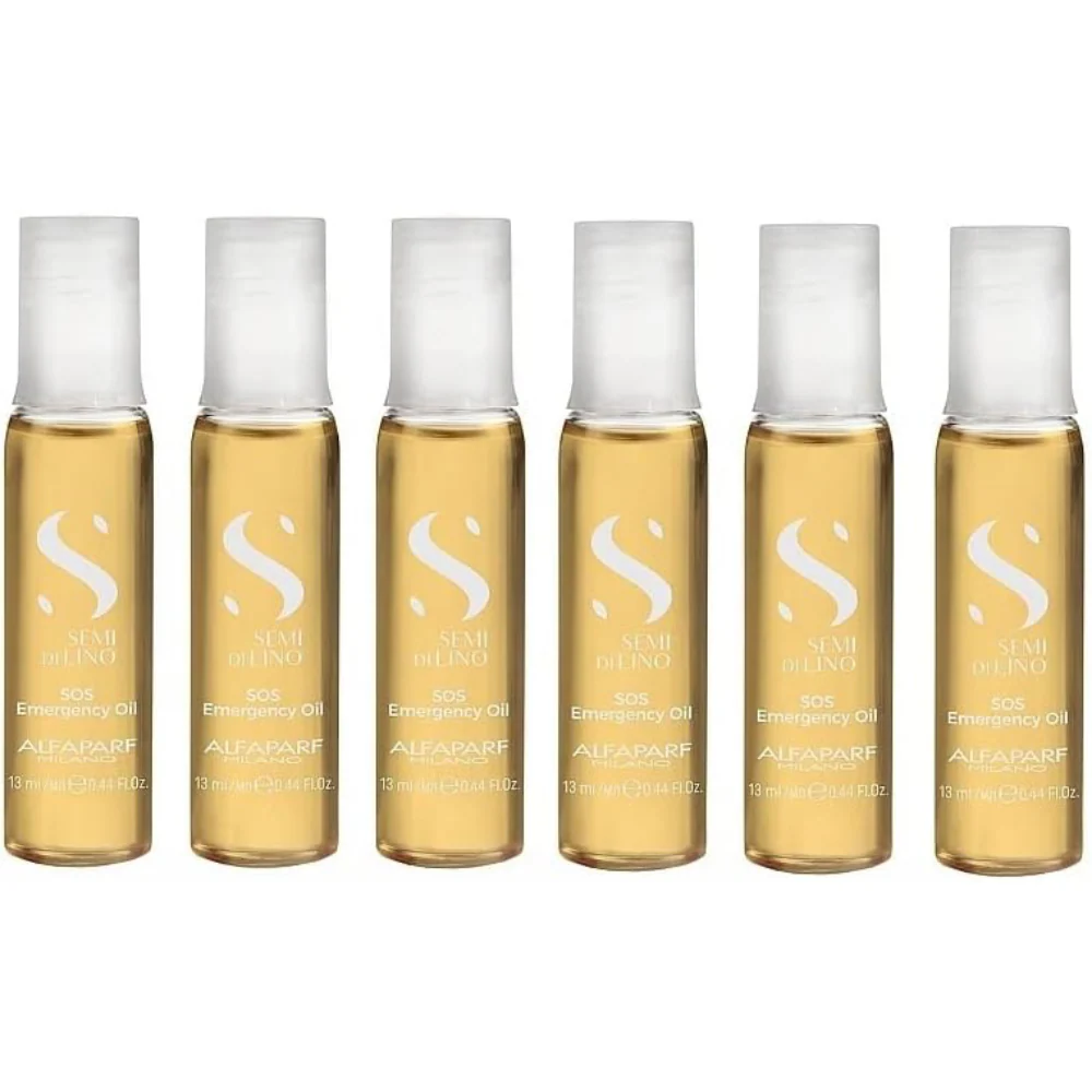 Alfaparf Milano Semi Di Lino Reconstruction SOS Emergency Oil 6 x 13ml - Image 4