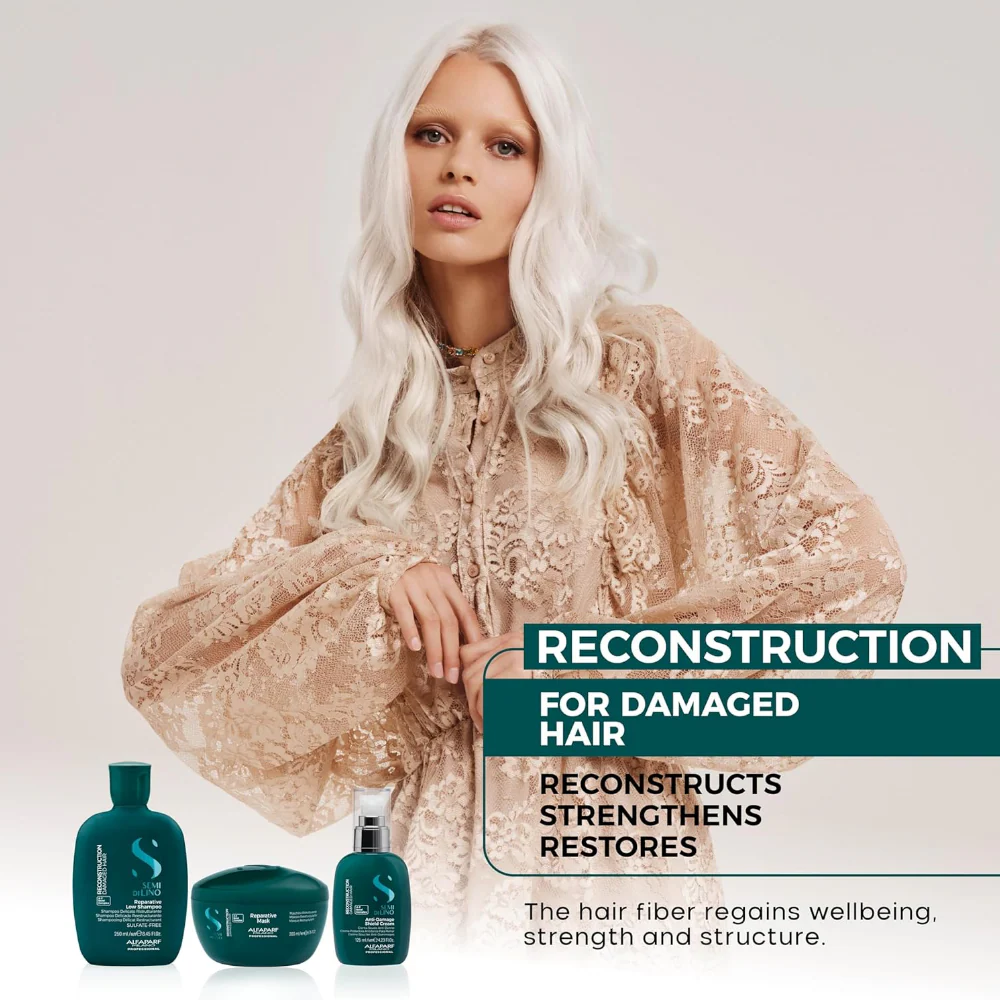 Alfaparf Milano Semi Di Lino Reparative Reconstruction Hair Mask 500ml - Image 6
