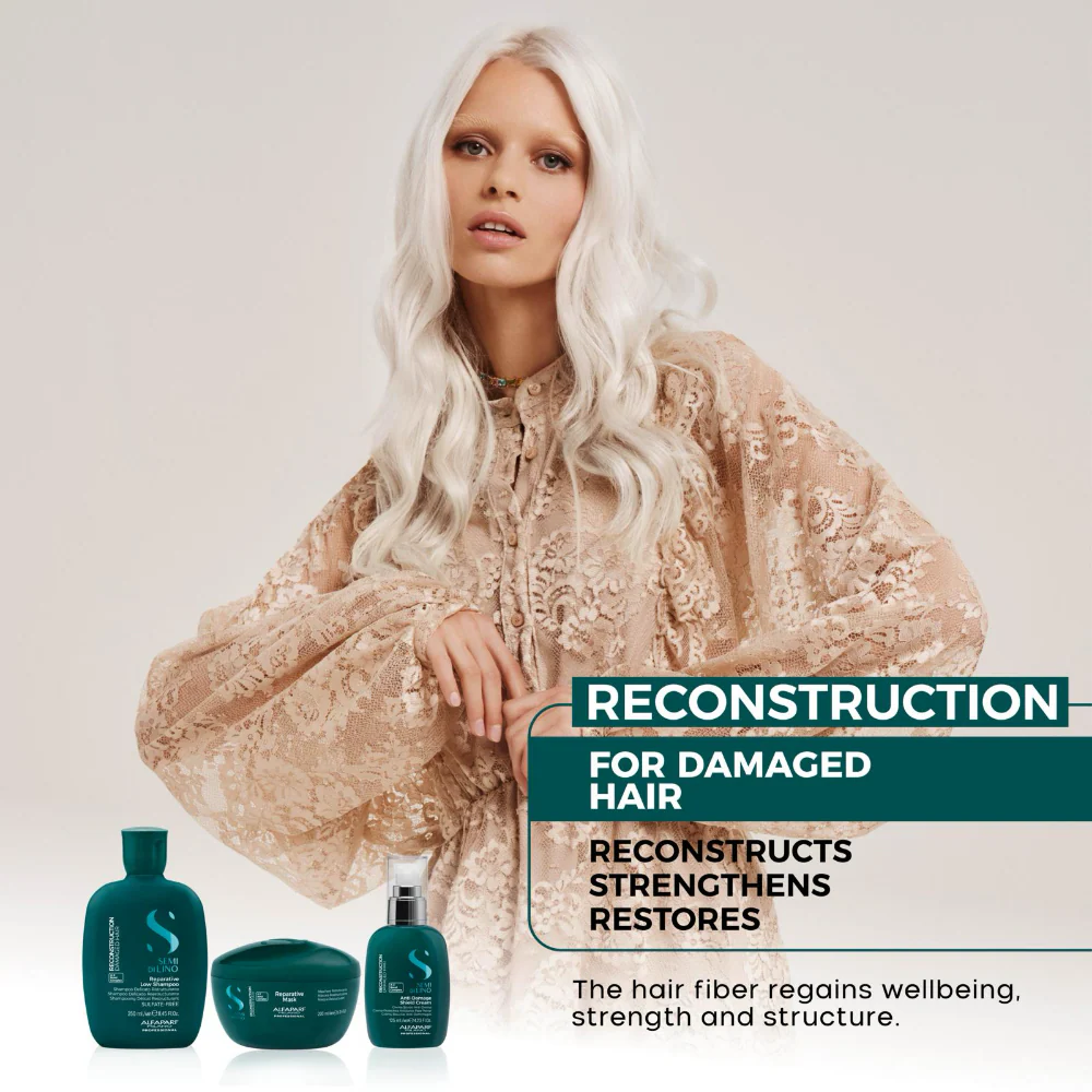Alfaparf Milano Semi Di Lino Reparative Reconstruction Low Shampoo 500ml - Image 4