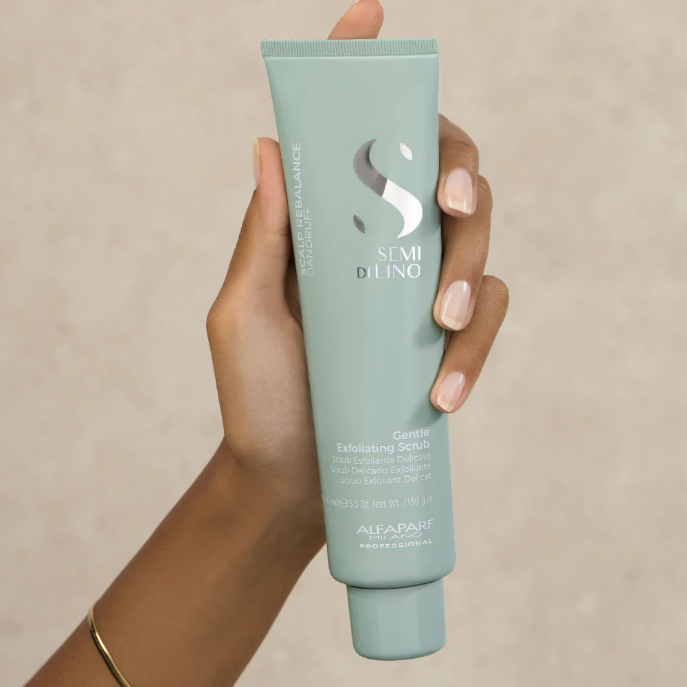 Alfaparf Milano Semi Di Lino Scalp Rebalance Gentle Exfoliating Scrub 150ml - Image 3