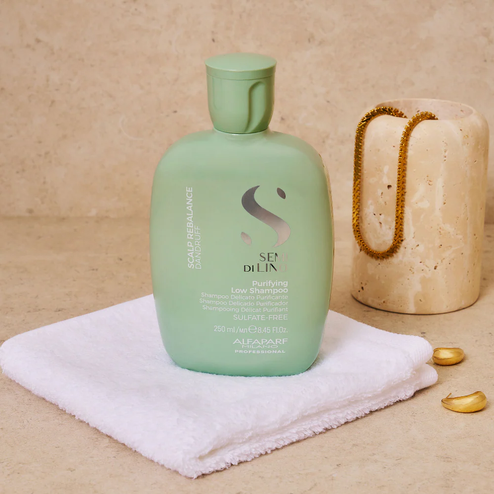 Alfaparf Milano Semi Di Lino Scalp Rebalance Purifying Low Shampoo 250ml - Image 4