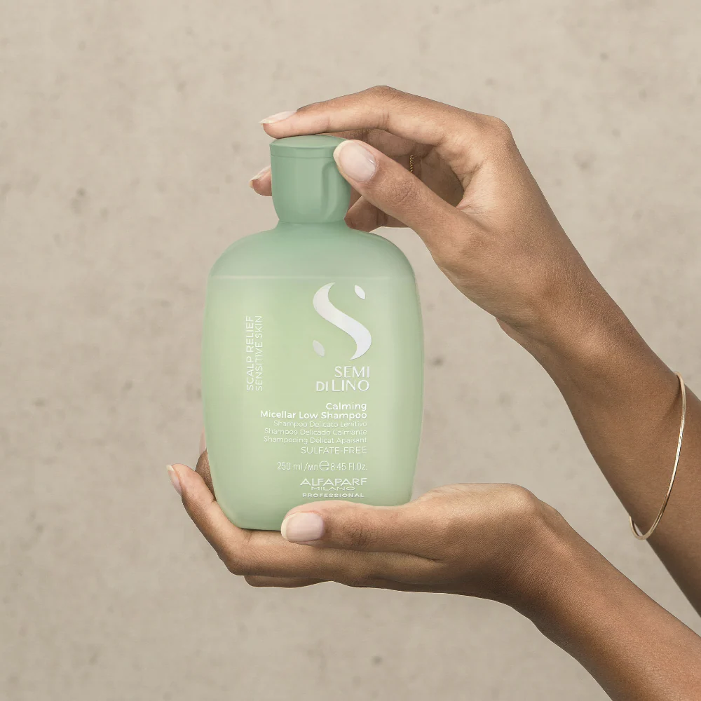 Alfaparf Milano Semi Di Lino Scalp Relief Calming Micellar Low Shampoo 250ml - Image 2