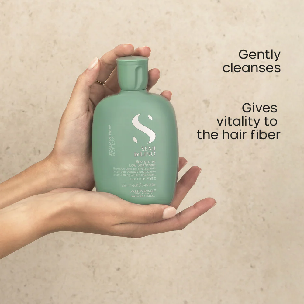 Alfaparf Milano Semi Di Lino Scalp Renew Energising Low Shampoo 250ml - Image 2