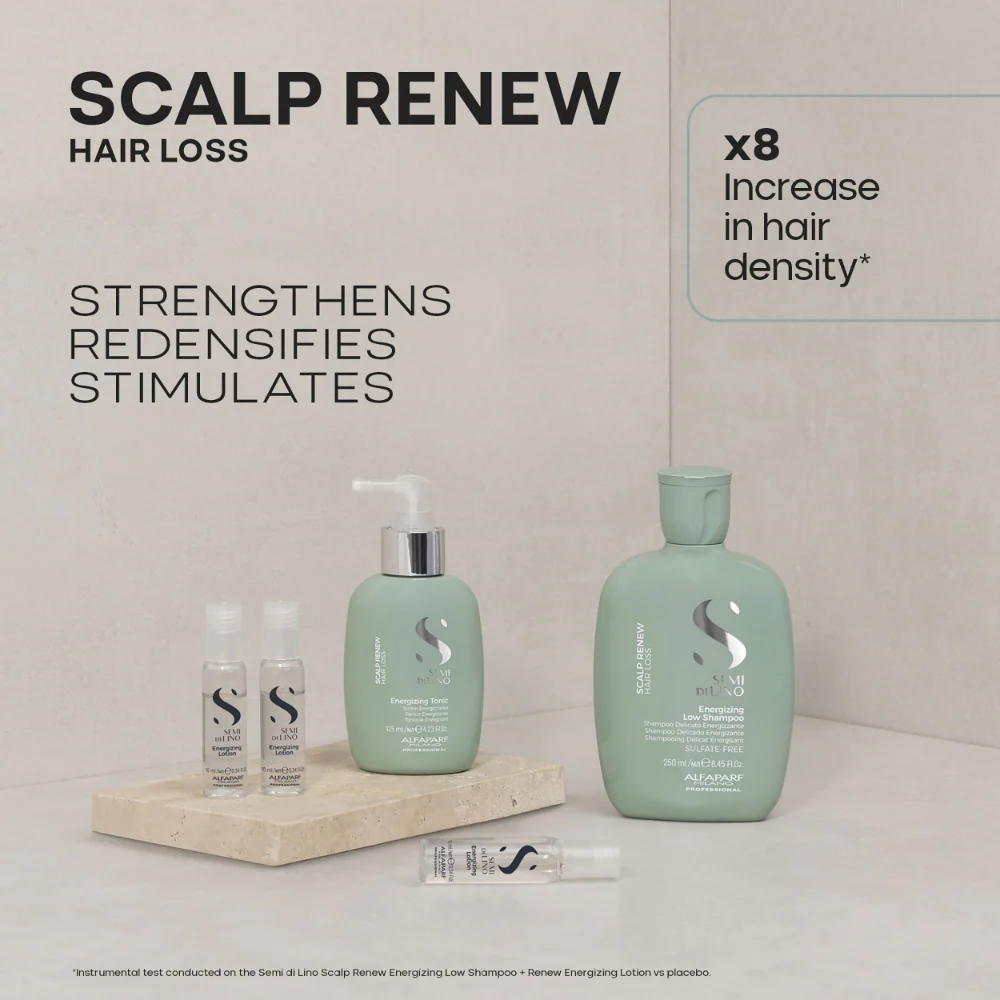 Alfaparf Milano Semi Di Lino Scalp Renew Energising Tonic 125ml - Image 4