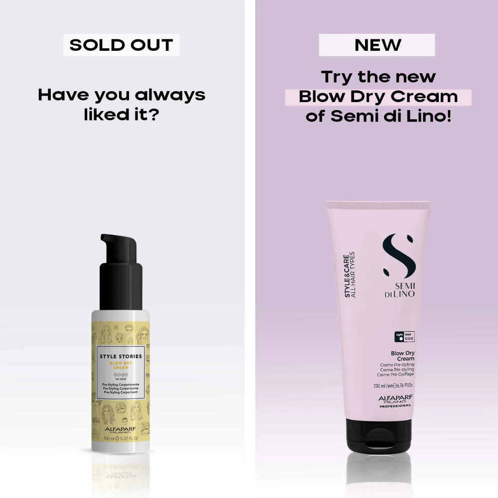 Alfaparf Milano Semi Di Lino Style & Care Blow Dry Cream 200ml - Image 2