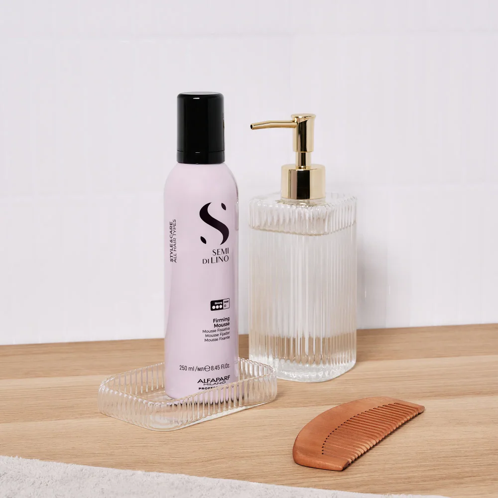 Alfaparf Milano Semi Di Lino Style & Care Firming Mousse 250ml - Image 2