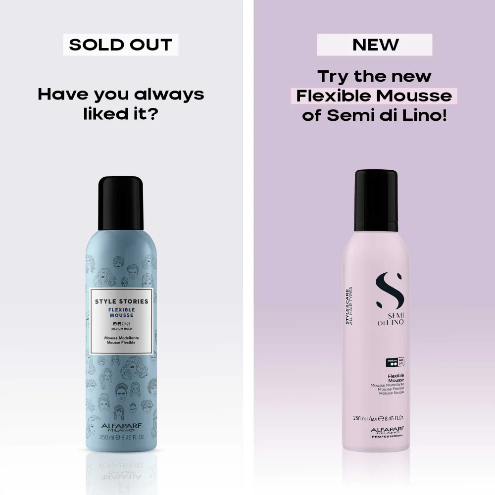 Alfaparf Milano Semi Di Lino Style & Care Flexible Mousse 250ml - Image 2