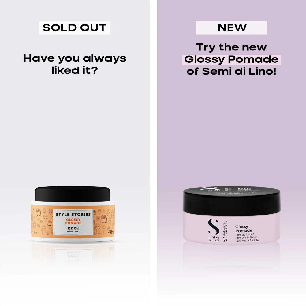 Alfaparf Milano Semi Di Lino Style & Care Glossy Pomade 90ml - Image 2