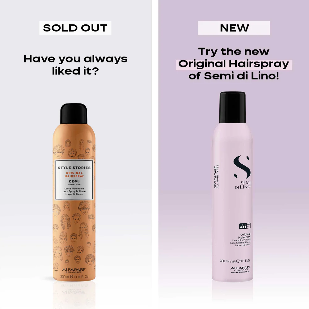 Alfaparf Milano Semi Di Lino Style & Care Original Hairspray 300ml - Image 2