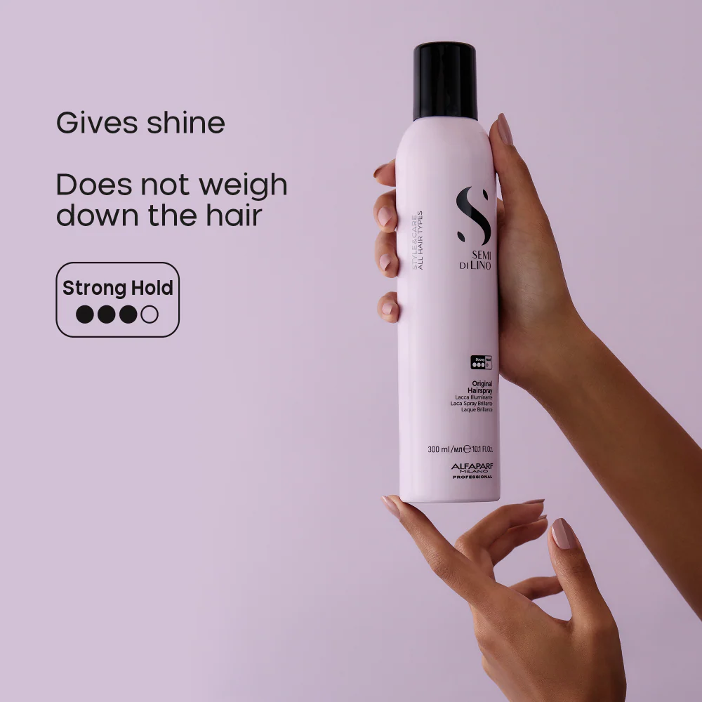 Alfaparf Milano Semi Di Lino Style & Care Original Hairspray 300ml - Image 6
