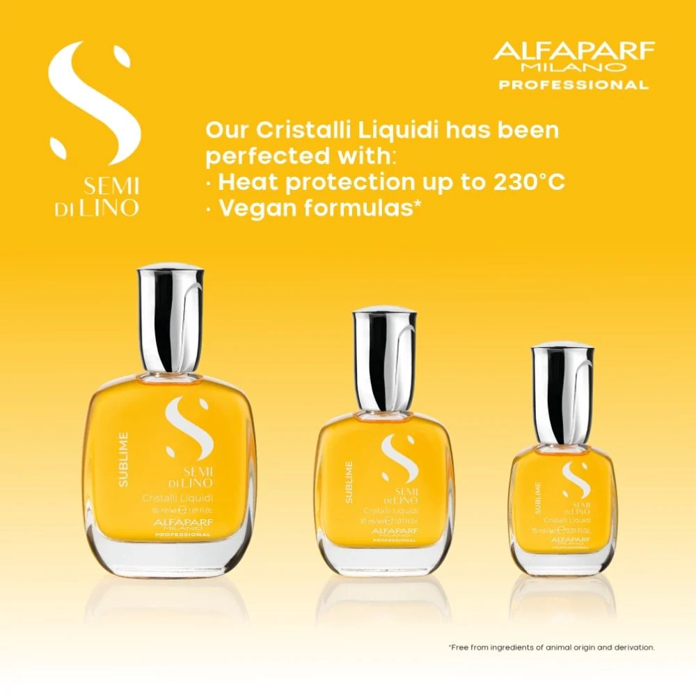 Alfaparf Milano Semi Di Lino Sublime Cristalli Liquidi 50ml - Image 2