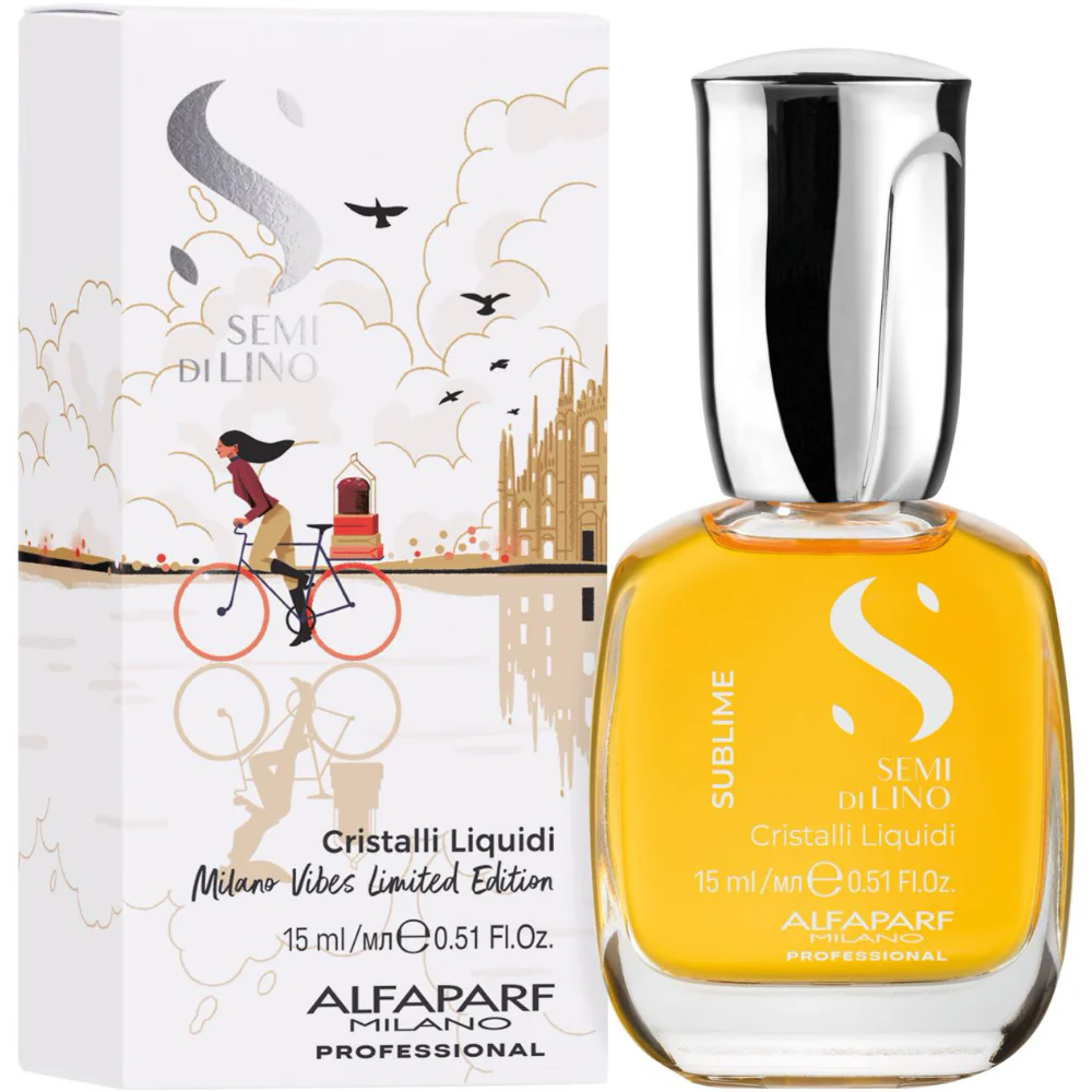 Alfaparf Milano Semi Di Lino Sublime Cristalli Liquidi Milano Vibes Edition 15ml - Image 2