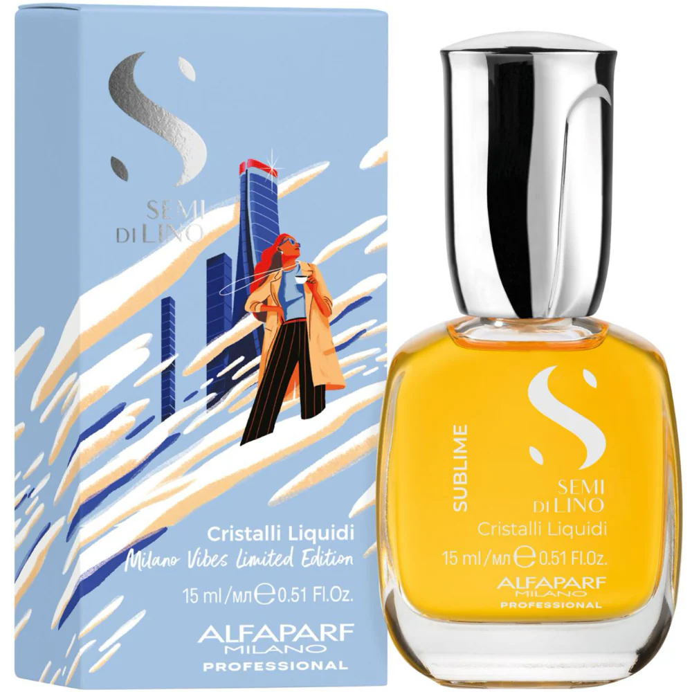 Alfaparf Milano Semi Di Lino Sublime Cristalli Liquidi Milano Vibes Edition 15ml - Image 2