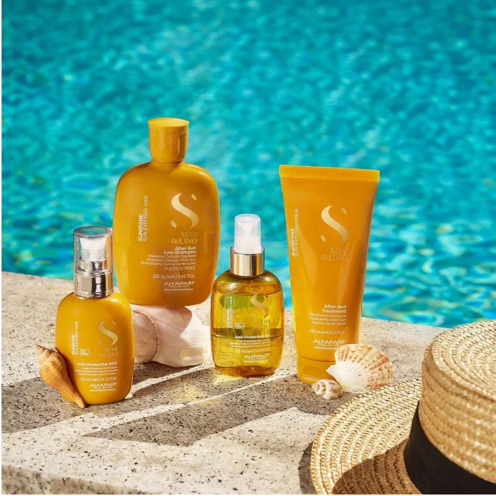 Alfaparf Milano Semi Di Lino Sunshine After Sun Care Trio - Image 5