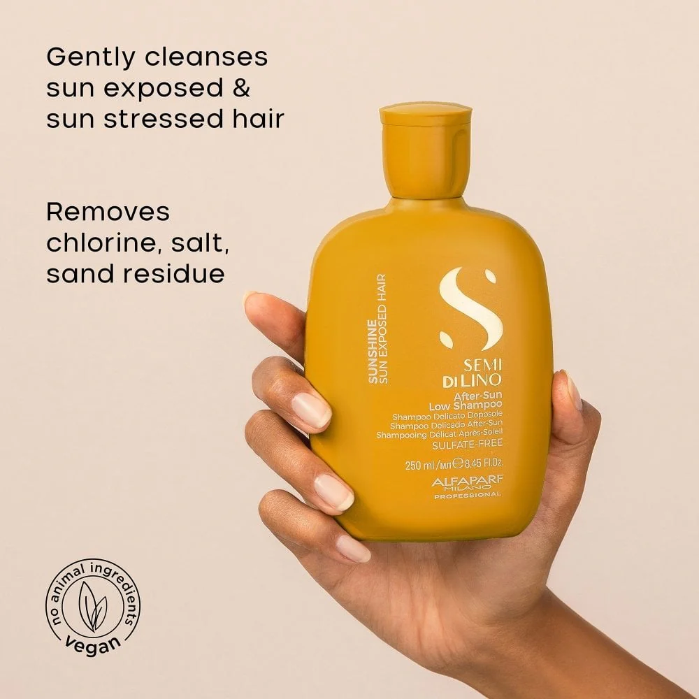 Alfaparf Milano Semi Di Lino Sunshine After Sun Low Shampoo 250ml - Image 2
