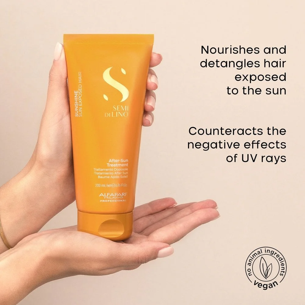 Alfaparf Milano Semi Di Lino Sunshine After Sun Treatment 200ml - Image 3
