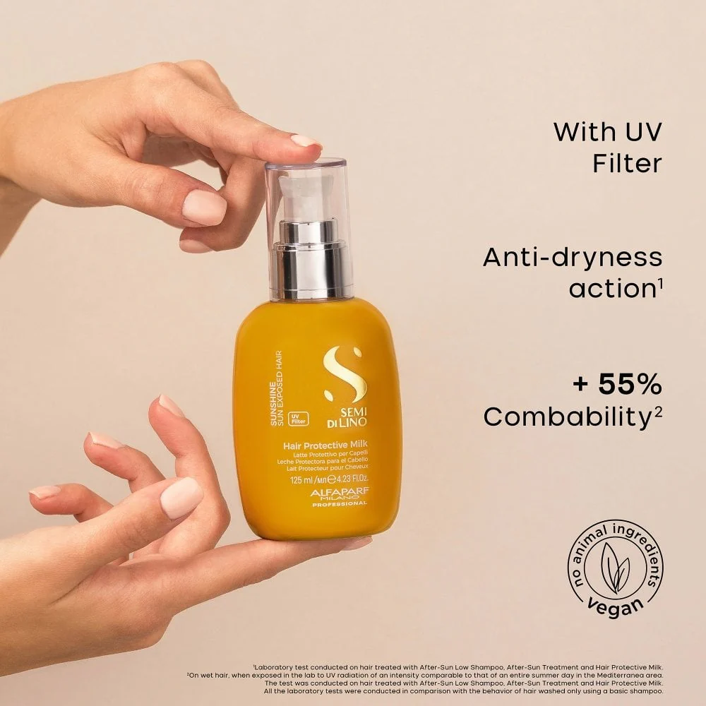 Alfaparf Milano Semi Di Lino Sunshine Hair Protective Milk 125ml - Image 3