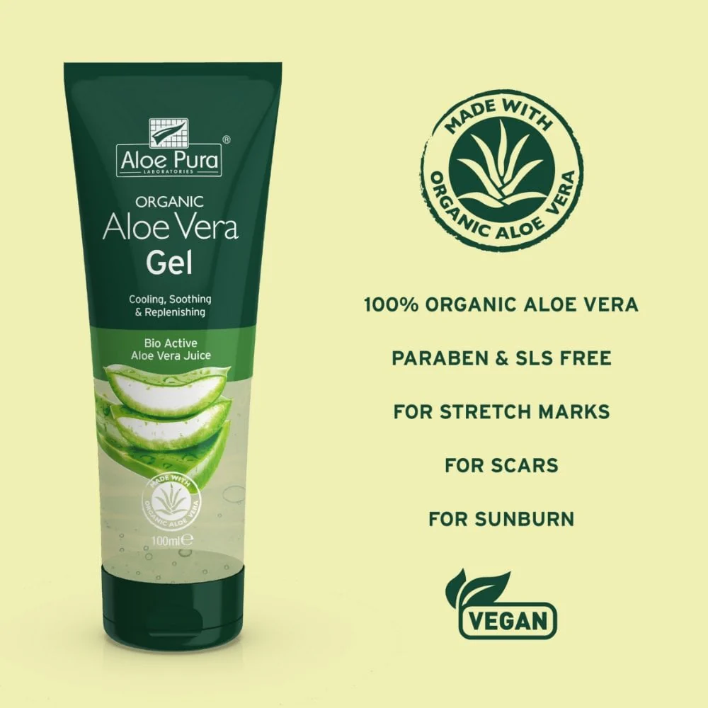 Aloe Pura Organic Aloe Vera Skin Gel 100ml - Image 3