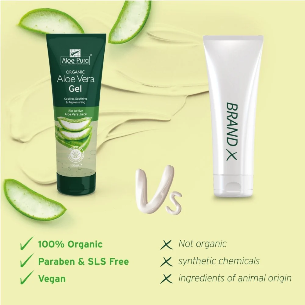 Aloe Pura Organic Aloe Vera Skin Gel 100ml - Image 5