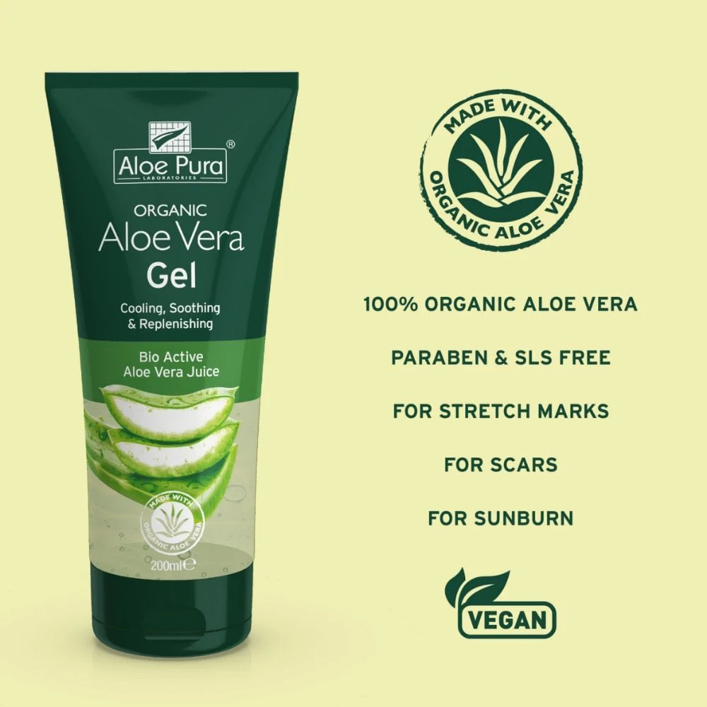 Aloe Pura Organic Aloe Vera Skin Gel 200ml - Image 3