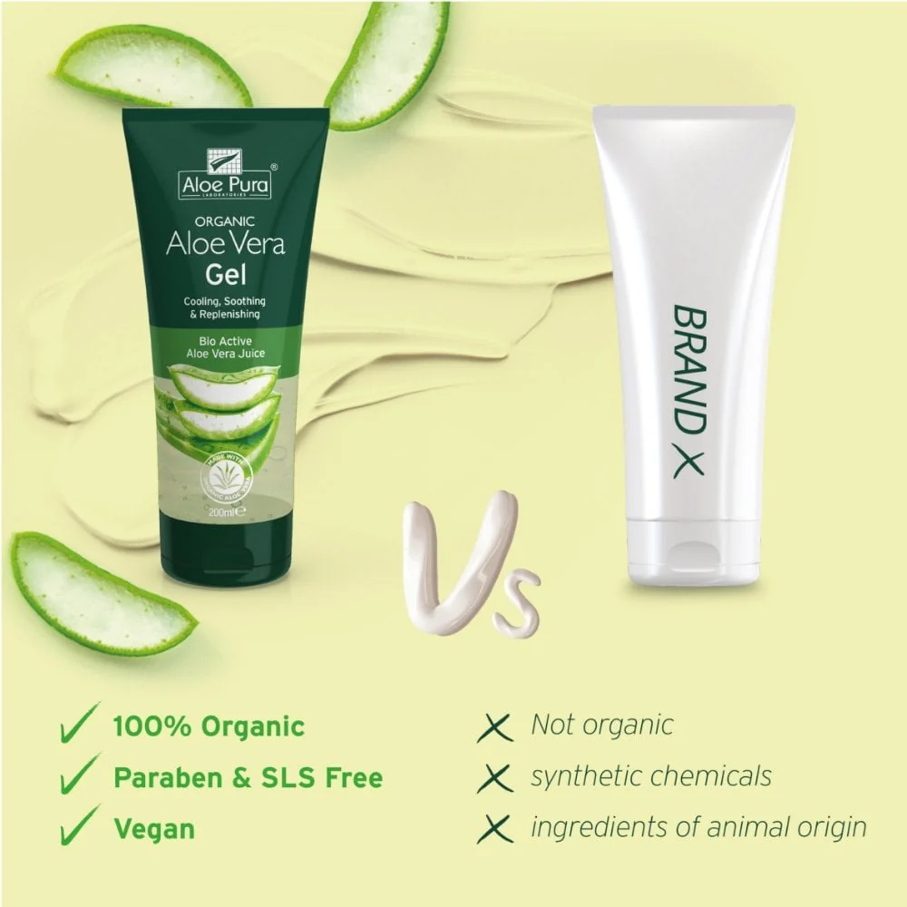 Aloe Pura Organic Aloe Vera Skin Gel 200ml - Image 5