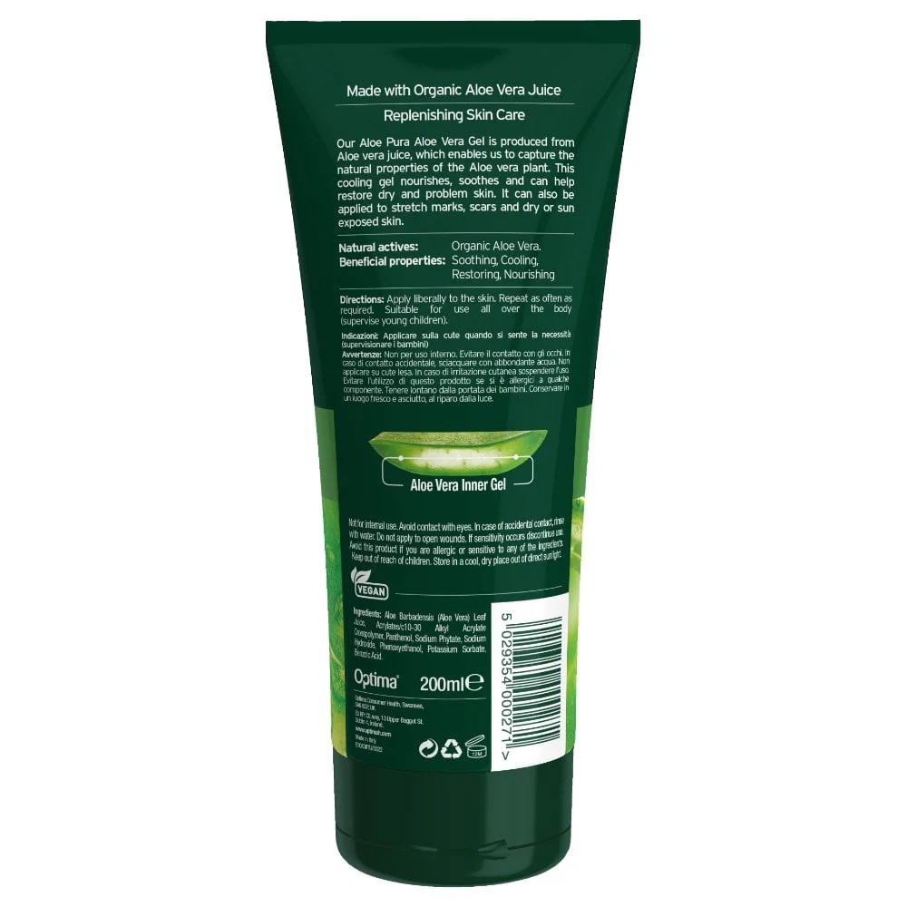 Aloe Pura Organic Aloe Vera Skin Gel 200ml - Image 7