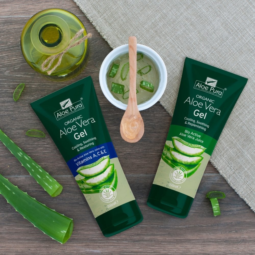 Aloe Pura Organic Aloe Vera Vitamin A, C & E Skin Gel 200ml - Image 6
